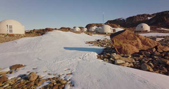 南极，营地基地，科学站，雪