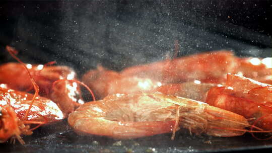 虾 海鲜 海虾  大虾视频素材模板下载