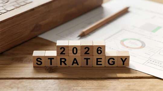 2026新年战略规划励志商业概念视频
