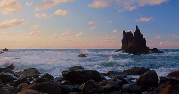 特内里费岛，海，海洋，岩石