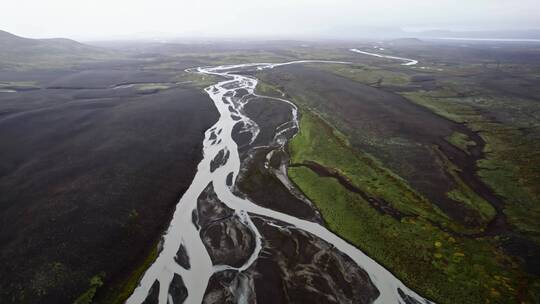 冰岛河流脉络