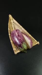 紫茄子生态有机蔬菜