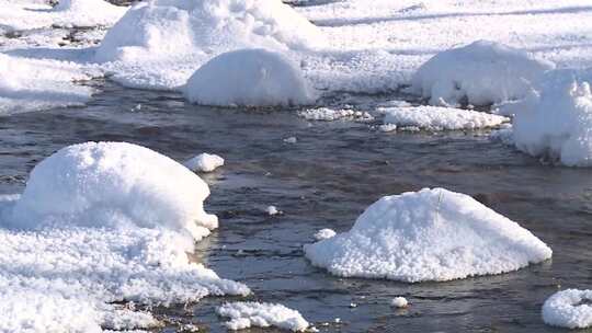 河头水溪小雪河流