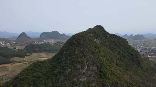 广西柳州塞隆妙景屯农村航拍