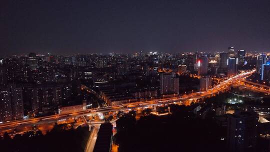 浦西延安高架路航拍