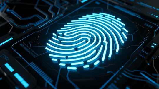 企业年会信息安全指纹识别科技视频