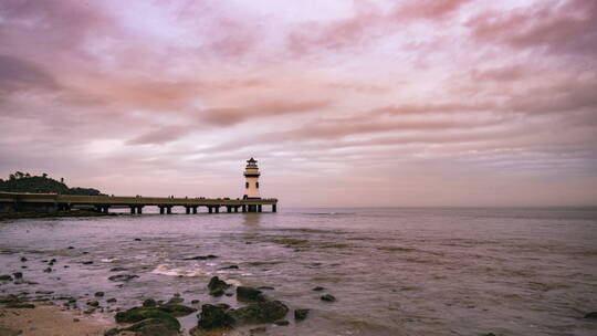 珠海，海滨城市里的灯塔延时