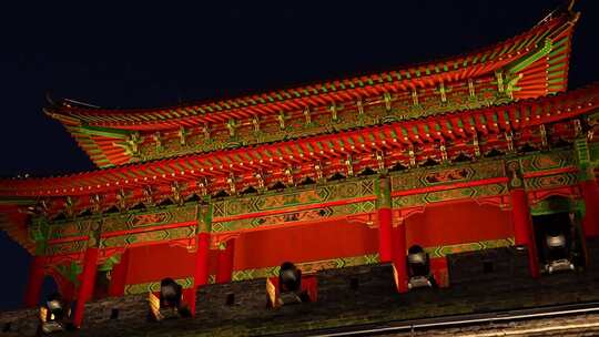 邯郸永年 永年广府 广府古城 夜景 灯光