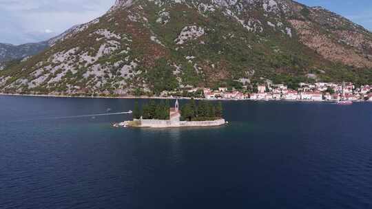 黑山，岛屿，科托尔海岸，Perast