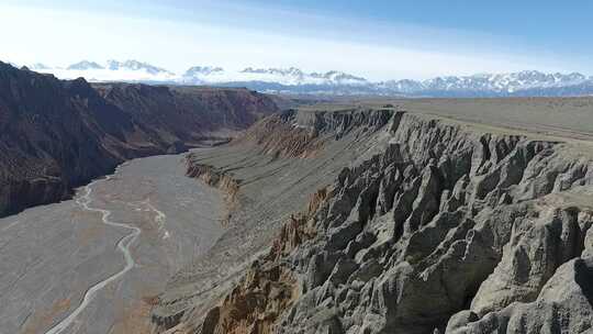 新疆独山子大峡谷高清全景航拍