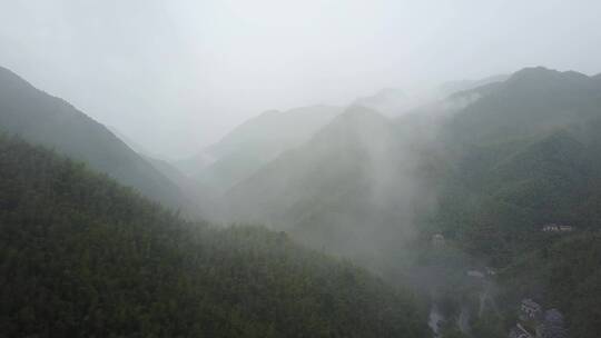 山中迷雾 山 雾 山峦叠嶂 群山视频素材模板下载