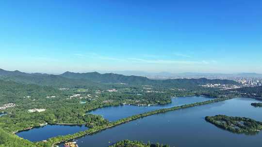 杭州 西湖 苏堤 日出 杭州宣传片 片头