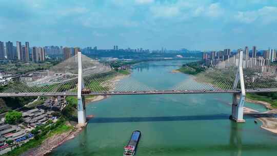 重庆马桑溪大桥长江河流