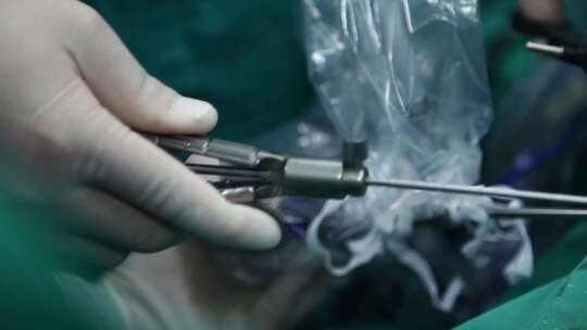 手术室手术台 腹腔微创手术 手术准备工作视频素材模板下载