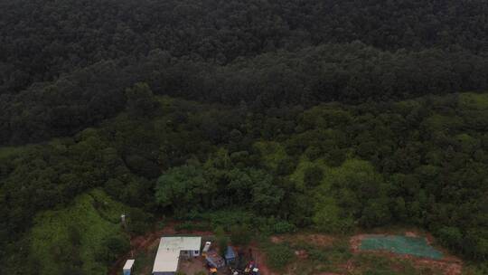 航拍深圳城市生态绿化