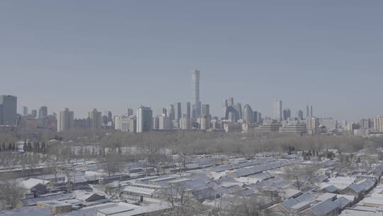 北京冬天 北京雪景 冬天城市雪景