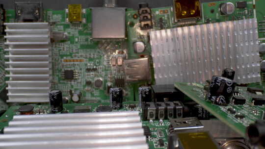 电子数字卫星电路板2视频素材模板下载