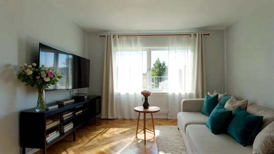 简约现代风格客厅室内场景