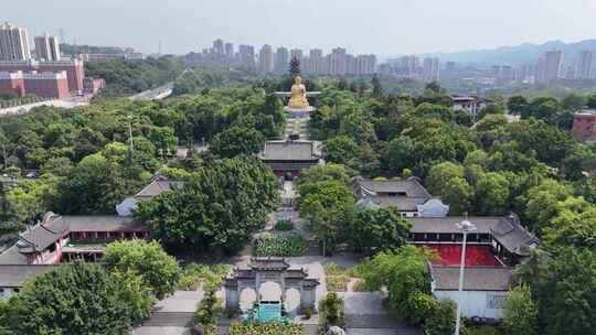 重庆华岩旅游风景区华岩寺航拍