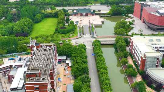 上海闵行区上海交通大学闵行校区校园风景风