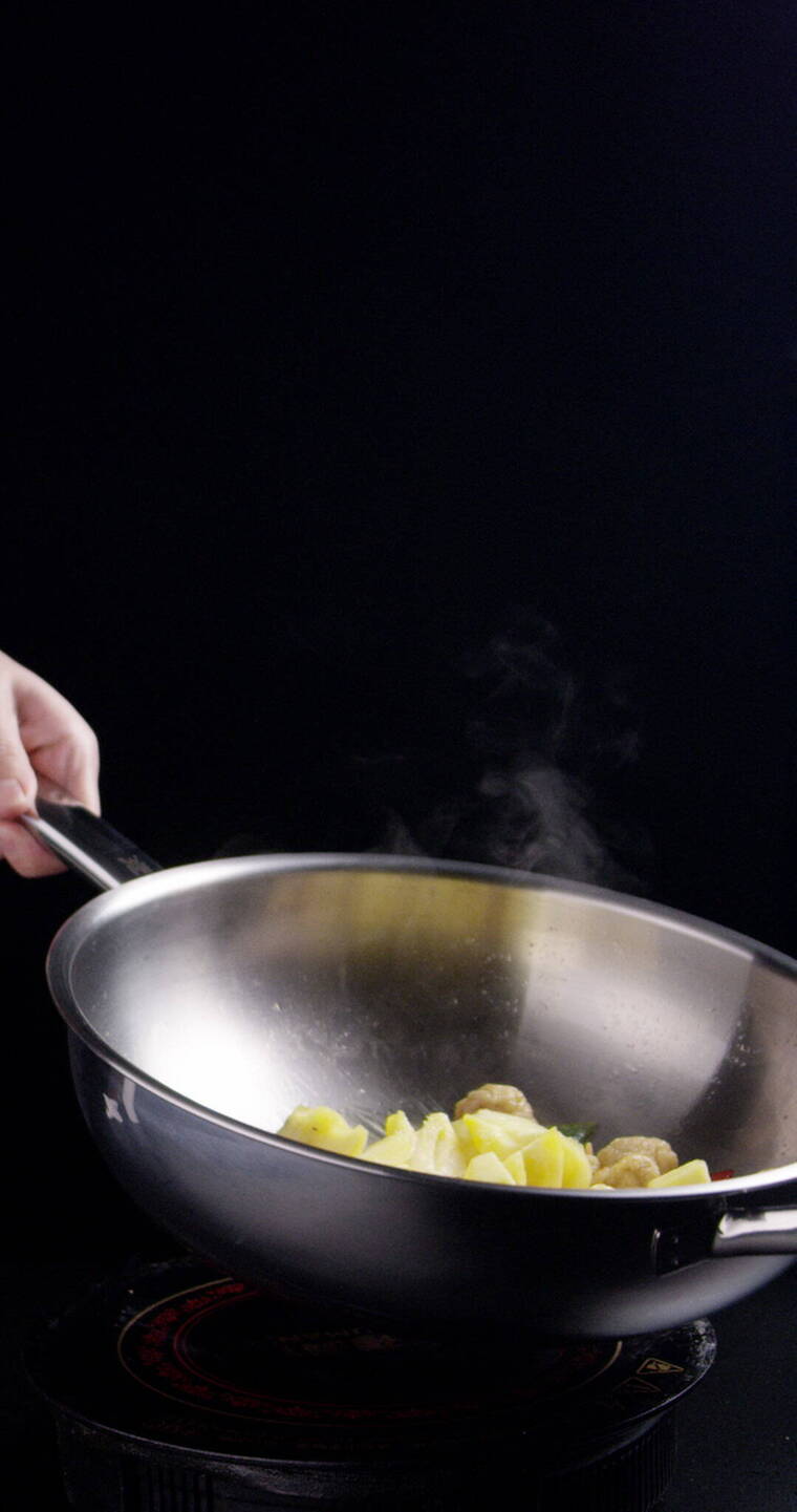 2K竖屏高速摄影锅炒菜