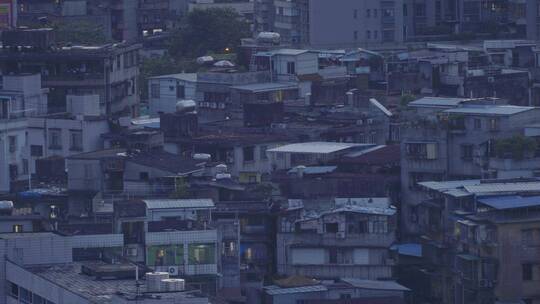 广州天河居民楼宇住宅小区花园城中村