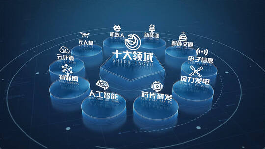 8款科技组织架构数据模块分类AE模板