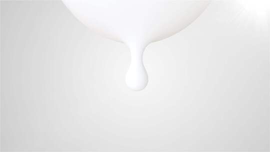 牛奶水滴化妆品乳液_4k