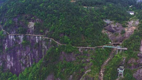 明月山风景区青山绿树秀丽风光