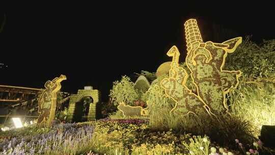 长安街抗日战争胜利80周年主题纪念花坛