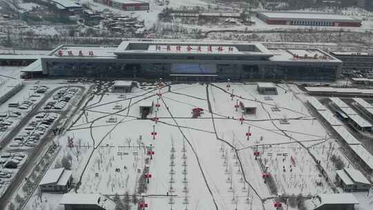 雪后阳泉东站