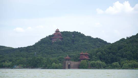 武汉东湖风景，庙宇2