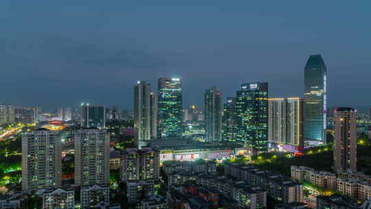 【4K超清】惠州华贸中心夜景