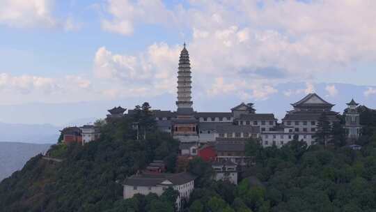 【5K】鸡足山风光，鸡足山金顶寺航拍