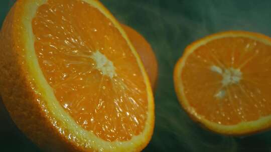 水果橙子特写