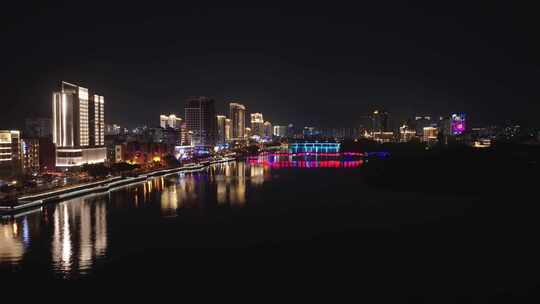 三亚情人颂商业街 金润广场 夜景