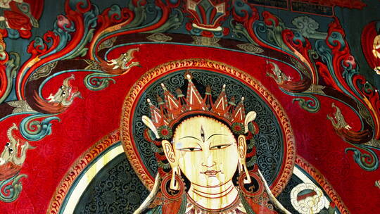西藏阿里札达县古格王朝壁画