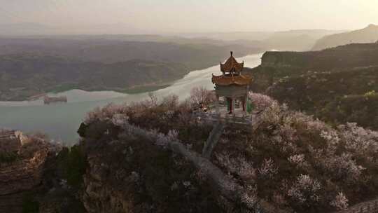 洛阳紫荆仙山春天桃花开