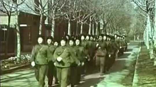 70年代80年代女兵训练