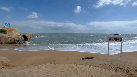 湄洲岛沙滩海景风光