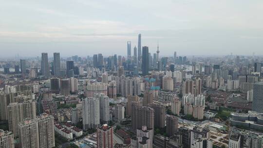 上海虹口区海伦路全景4K航拍