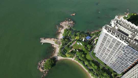 惠州市十里银滩海云天航拍