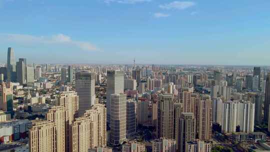 天津城市航拍天塔航拍