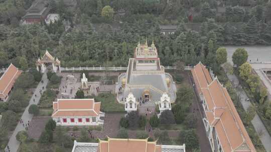 河南洛阳白马寺航拍