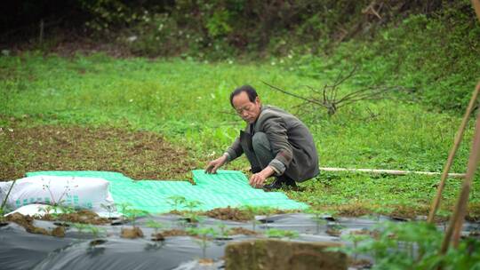 农村农民老百姓乡下生活4K视频素材模板下载