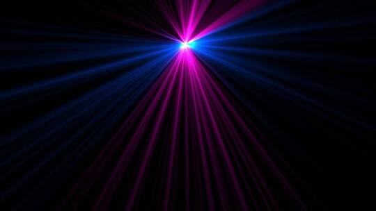 蓝紫激光极光光线