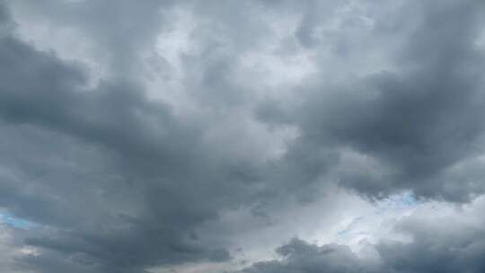 阴天乌云延时天空多云天气变化雷暴风雨来临