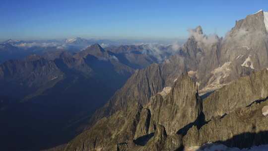 阿尔卑斯山，山脉，峰，游览杜勃朗峰