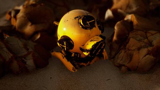 铜制老式深海潜水头盔