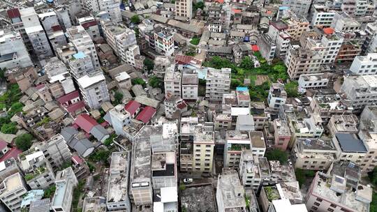 城市居民房屋建筑航拍